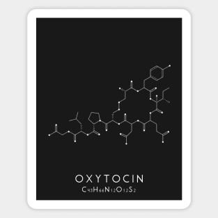 Oxytocin Molecular Structure - Black Magnet